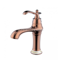 Faucet Baskom Vintage Tuas Tunggal Rose Gold